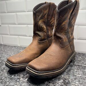 Georgia Boot Kid's Carbo Tec Brown Boots